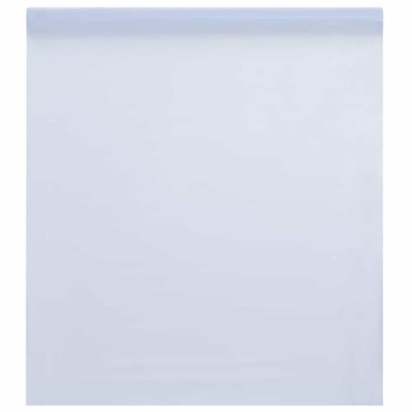 vidaXL Okenná fólia statická matná biela 60x2000 cm PVC