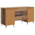 vidaXL Stôl Staré drevo 142,5 x 50 x 75 cm Kompozitné drevo