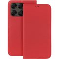 Puzdro Smart Magnet pre Motorola Moto G67 5G / G77 5G červené