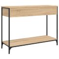 vidaXL Konzolový stolík dub sonoma 100x34,5x75 cm kompozitné drevo