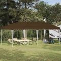 vidaXL Prístrešok na párty 575 x 290 x 245 cm Sivohnedá