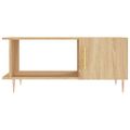 vidaXL Konferenčný stolík dub sonoma 90x50x40 cm kompozitné drevo