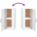 vidaXL Komoda biela 40x33x70 cm spracované drevo
