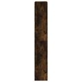 vidaXL Botník dymový dub 60x21x125,5 cm kompozitné drevo