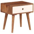 vidaXL Nočný stolík 45x30x45 cm masívne akáciaové drevo