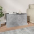 vidaXL Úložný box betónovo-sivý 70x40x38 cm spracované drevo
