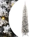 vidaXL Umelý vianočný stromček Zelená 240 cm PVC, oceľ a plast