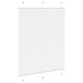 vidaXL plisovaná roleta biela 110x150 cm šírka látky 109,4 cm
