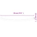 vidaXL Stolová doska Ø70x2,5 cm okrúhla masívny buk