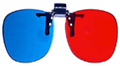 PRIMECOOLER PC-AD3 3D GLASS / 3D OKULIARE (red/blue pre dioptrické okuliare)