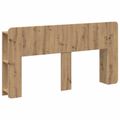 vidaXL Čelo postele skrinka Dub artisan 160 cm Kompozitné drevo