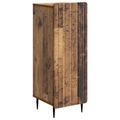 vidaXL Servírovacia skriňa Staré drevo 34,5 x 33 x 92 cm