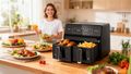 Horkovzdušná fritéza TEESA TSA8089 AIR FRYER DUAL POT XXL 8L 2700W
