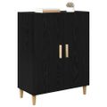 vidaXL Servírovacia skriňa Čierny dub 70 x 34 x 90 cm Kompozitné drevo