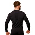 Kompresné tričko s dlhým rukávom Mid Black - GymBeam, veľkosť S
