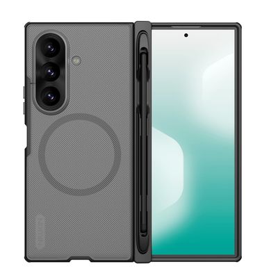 Nillkin Super Frosted FOLD Magnetic Pen Slot Zadný Kryt pre Samsung Galaxy Z Fold 8 Ultra Transparentný