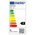 Žiarovka LED E14 5W C37 biela teplá RETLUX REL 34 2ks