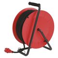 Predlžovací kábel EMOS P084501 PROFI na bubne 50m / 4 zásuvky / čierny / guma / 230 V / 1,5 mm2