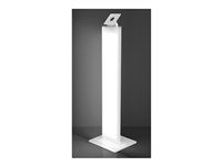 Compulocks - Stojan - pre tabletový kryt - brandable - kov - biela - veľkosť obrazovky: až 24" - podlahové prevedenie - s Lighting Kit