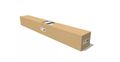 Stĺpik G21 pre bránku a bránu 15x190 cm s patkou, antracitový, 2 kusy