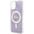Guess case for iPhone 14 6,1" GUHMP14SH4STU purple hardcase Magsafe IML 4G