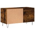 vidaXL Skrinka na platne dymový dub 85x38x48 cm kompozitné drevo