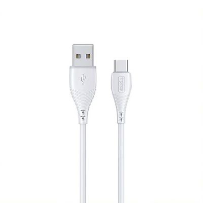 Kábel t-phox nature type-c biely 1,2m 3A