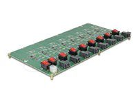 M.2 Testovacia doska pre 8 x M.2 NVMe Key M SS