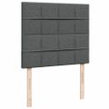 vidaXL Boxspring posteľ s matracom, tmavosivá 120x190 cm, látka