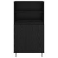 vidaXL Highboard Čierna 60 x 36 x 110 cm Kompozitné drevo