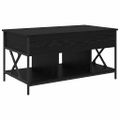 vidaXL Konferenčný stolík Čierny dub 100 x 55 x 48.5 cm
