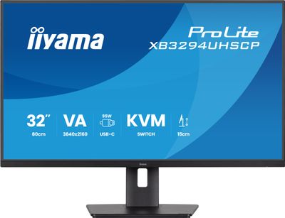 iiyama ProLite/XB3294UHSCP-B1/31,5''/VA/4K UHD/60Hz/2ms/Čierna/5R