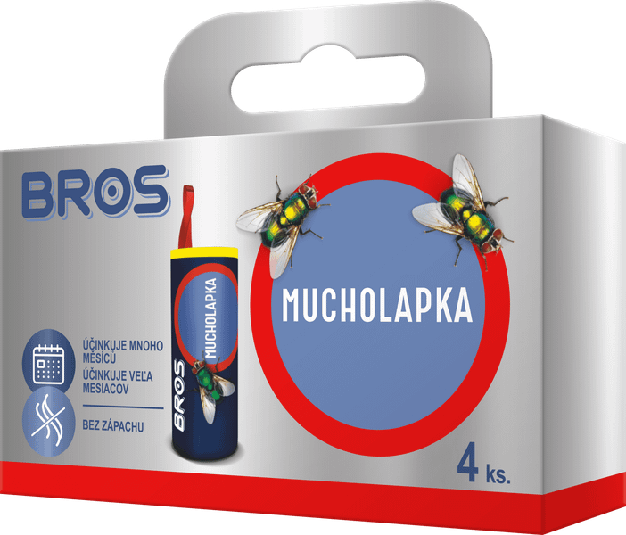 Bros mucholapka 4 ks