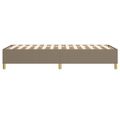 vidaXL Posteľný rám s boxspringom Taupe 80x200cm Látka