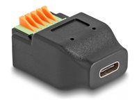 USB Type-C 2.0 female na Terminal Block