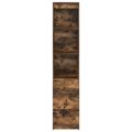 vidaXL Highboard Dub dymový 37,5x35x180 cm Upravené drevo