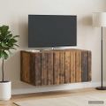 vidaXL Nástenná TV skrinka 59,5 x 41 x 30 cm Staré drevo