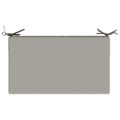 vidaXL Podložka na sedadlo SOEST 100% polyester Sivá 70 x 40 x 10 cm