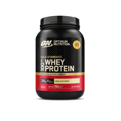 100% Whey Gold Standard - Optimum Nutrition, vanilková zmrzlina, 768 g