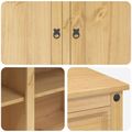 vidaXL Kuchynský ostrovný set 2 ks Medový vosk 112 x 70 x 91,5 cm