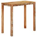vidaXL Barový stôl 112x55x108 cm masívne recyklované drevo