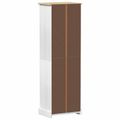 vidaXL Šatníky Biela 55 x 38 x 170 cm Masívne borovicové drevo