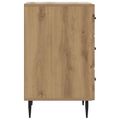 vidaXL Nočný stolík Dub artisan 43 x 41 x 66,5 cm Kompozitné drevo