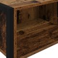 vidaXL Koncový stôl Staré drevo 100 x 36 x 75 cm Kompozitné drevo