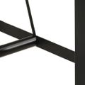 vidaXL Barový stôl 55x55x107 cm masívna akácia a železo