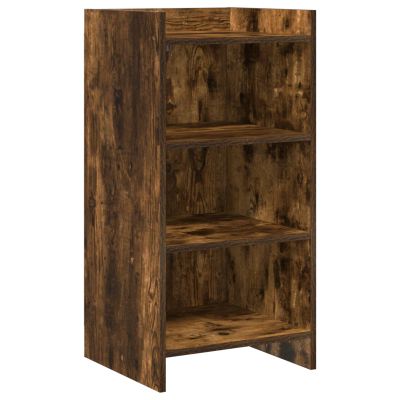 vidaXL Servírovacia skriňa Dymový dub 40 x 36 x 80 cm Kompozitné drevo