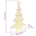 vidaXL Vianočný stromček 160 LED Teplá biela 151 cm PET