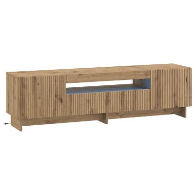 vidaXL LED TV kabinet Dub artisan Kompozitné drevo