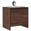 vidaXL Nočné stolíky 2 ks hnedý dub 45x34x44,5 cm drevotrieska