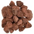 vidaXL Sopečné kamene 25 kg červené 3-5 mm